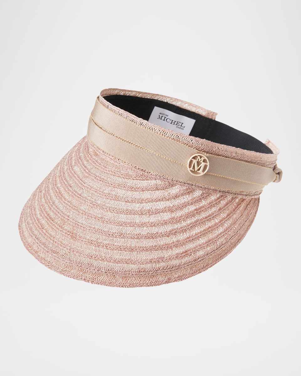 Pat Straw Visor Hat